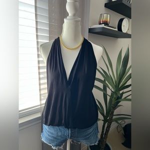 Ella Moss bubble hem halter tank